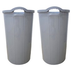 모던심플 오픈 휴지통 2p, 그레이