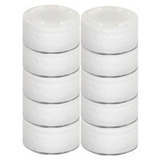 이온폴리스 아토젯 프리미엄 세면대 3중 카본 필터 화이트, 10개, 무향