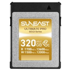 Ultimate Pro pSLC記憶卡 CFexpress 2.0 金色 Type B, 320GB, 1個
