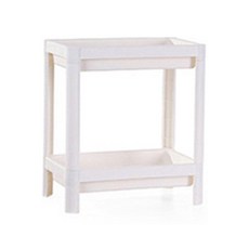 居家共感 浴室排水縫隙收納層架置物架, 白色, 1個