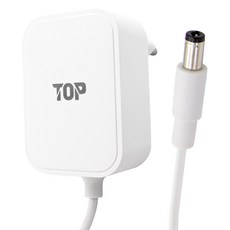 soltop DC 12V 2A CCTV 一體式變壓器 2.1 x 5.5 白色 1.5M, 1個, SOLTOP-1864