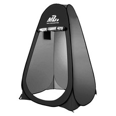 디펜즈만 원터치 샤워 텐트, 블랙, 1개