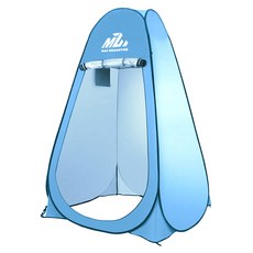 디펜즈만 원터치 샤워 텐트, 스카이블루, 1개