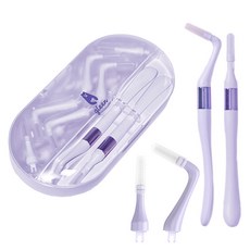 글린 치간칫솔 케이스 세트 SSS 그레이스퍼플, 1세트, 18개입, 0.7mm
