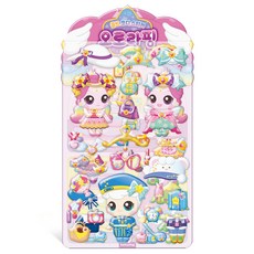 슈팅스타 캐치티니핑 골드 코디 스티커: 오로라핑, 도서, 도티도그