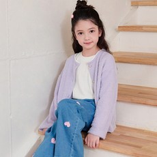 Bebezoo 女童閃亮針織開襟衫