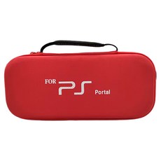 HOHOO PlayStation 5 Portal 直立式便攜硬殼收納包, 紅色, 單一商品, 1個