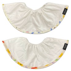 쉐리네뜨 쉐리빕 턱받이 2종 세트, 리틀다이노 + 스마일팝, 1세트