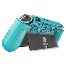 HOHOO Nakbo 任天堂Switch OLED TPU Joy-Con 握把全包覆保護殼, 單一商品, 薄荷綠, 1個
