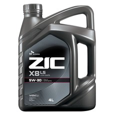 지크 SK엔무브 X8 LS 엔진오일, 1개, 5w30, 4L 1개, 5w30, 4L