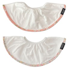 쉐리네뜨 쉐리빕 턱받이 2종 세트, 핑크블라썸 + 새벽정원, 1세트