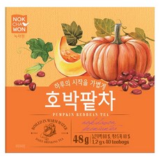 녹차원 호박팥차, 1.2g, 1개, 40개입