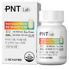 GC綠十字健康 PNT 綜合維他命礦物質, 30錠, 1盒