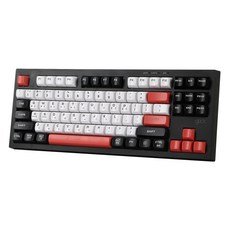 지클릭커 오피스프로 사일런스 M RGB 무선 무소음 방수 블루투스 87키 키보드, POKER RC1, WK50, 제조사축