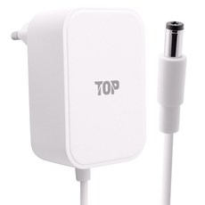 솔탑 DC 24V 1A 일체형 어댑터 2.1mm x 5.5mm x 1.5m, 1개, SOLTOP-1868(화이트)