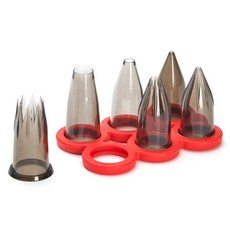 de Buyer 畢耶 入門款Tritan材質擠花嘴6件組, 1套, 單一顏色