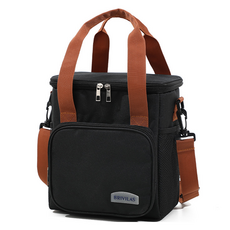 BRIVILAS 野餐保溫保冷袋, 黑色, 1個