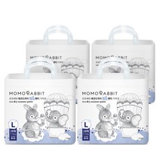모모래빗 에코드라이 썸머 팬티 기저귀 아동용, 대형(L), 112매