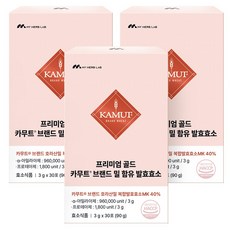 MY HERB LAB 頂級黃金卡姆小麥品牌小麥發酵酵素 30入, 90g, 3個