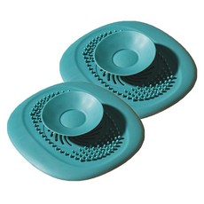 조인메이드 바닥 배수구 탈취 주방 화장실 하수구 실리콘 커버 2p, 그린