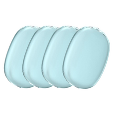 옵션에이 에어팟맥스 호환 TPU 이어컵 케이스 4p, 투명블루