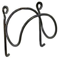 Awesome Goods 壁掛式毛巾鐵製收納架, 黑色, 1個