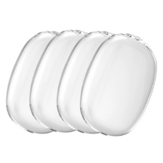 OptionA AirPods Max 兼容 TPU 耳罩保護殼 4入, 透明, 不適用