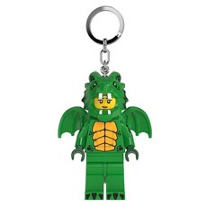 LEGO 迷你人偶鑰匙圈燈 龍女孩 KE224H, 綠色, 1個