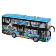 THINK Toys Aqua 雙層巴士可動玩具, 1個, 混合顏色