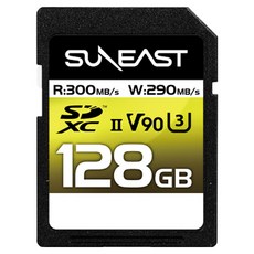 SUNEAST 旭東 Ultimate Pro V90 UHS-II 300MB/s SD 記憶卡, 128GB, 1個