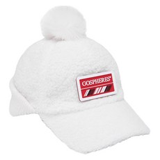 Gospheres 女款 SHEARING EAR WARMER 帽子 PW2WCA56, 白色, 1個