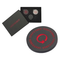 Gospheres 球標 + 夾子組 PA2ABS99, 1套, 黑色(球標), 灰色(球標)