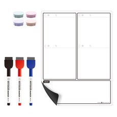 橡膠磁鐵行事曆板套組 冰箱 B