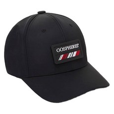 Gospheres 男士機能標誌貼片帽 PM2FCA49, 黑色, 1個