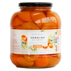 Welluts 半切杏桃罐頭, 1.45kg, 1個