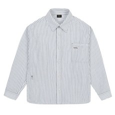 韓國 BLUETAIL 男童條紋領襯衫 AZA3BL01WT