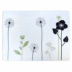 Jcox 矽膠單人餐桌墊, 30 x 40 cm, 白色, 1個