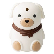 아티홈 강아지 푸쉬 이쑤시개 케이스, 밀크화이트, 1개