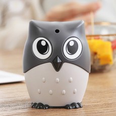 아티홈 올빼미 푸쉬 이쑤시개 케이스, 그레이, 1개