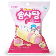 Sugarolly 蛋糕捲造型棉花糖, 25g, 10個