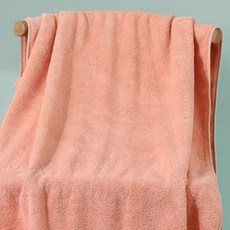 Woni家 幸福雙花浴巾 300g 絲絨, 粉紅色, 1個