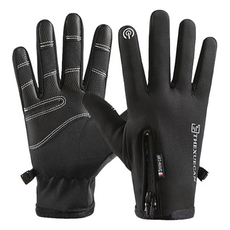 拍平方 加厚保暖手套 字母升級款 掌寬11.5cm 手套長24cm, 字母升級款 黑色, 2XL