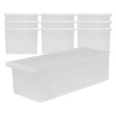 가쯔 손잡이 멀티 냉장고 정리함, 반투명, 10개