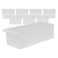 가쯔 손잡이 멀티 냉장고 정리함, 반투명, 8개