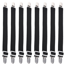 모던모어 침대시트 고정집게, 블랙, 8개