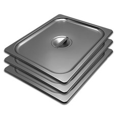 hwayoung STS304 不鏽鋼調理盤蓋 1/2, 單品, 3個
