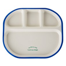 Bonita HOUSE 簡易單餐陶瓷餐盤, 1個, 藍色