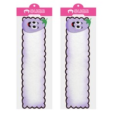 유니아트 펠트 신형야채게시판 가지, 혼합색상, 2개