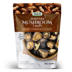 DJ&A 香菇脆餅 原味餅乾, 30g, 1個