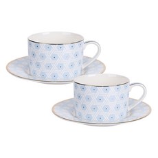 Bonita HOUSE 蜂巢咖啡杯雙人組, 1套, 藍色